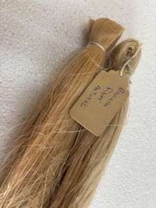 Fibres capillaires naturelles de banane, extensions de cheveux vegan durables, fibres de tige de banane brutes et organiques, fibres textiles biodégradables en vrac - Product Image 3