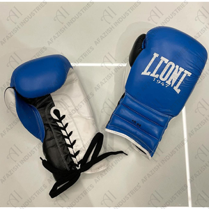 OEM Pro เกรดทนทานต่อสู้การฝึกอบรมถุงมือมวยออกแบบโลโก้ที่กําหนดเองพรีเมี่ยมหนังสังเคราะห์ปากีสถานทําถุงมือฝึกซ้อม - Product Image 1