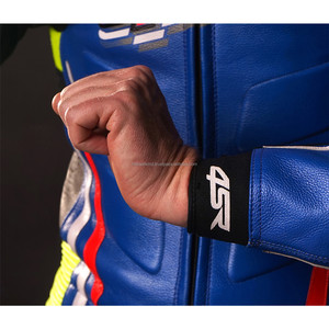 Custom Made Printed Motorbike Cowhide Racing Sport Leather Suit Pure Genuine Leather Breathable Quick Dry Men's High Speed Race - Product Image 6