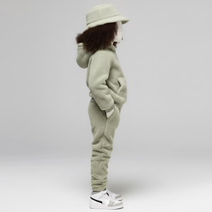 Stylish New Hooded Solid Plus Size Polyester Breathable <b>Lightweight</b> <b>Jogger</b> Suit for Unisex Casual Two-Piece Winter Tracksuit Set - Product Image 3