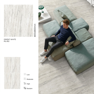 Baldosas de Porcelana Onice Suaves y Brillantes, Acabado Mármol Beige Premium, Garantía de 5 Años, 10 mm de Grosor, para Uso Residencial y Comercial - Product Image 3