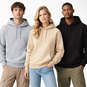 Sweat-shirts à capuche surdimensionnés pour hommes personnalisés pour l'hiver, logo imprimé, tissu polaire, mélange polyester/coton, haute qualité, vente en gros - Product Image 1