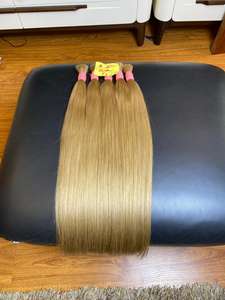 Hot Trending Extensiones de cabello humano Cabello a granel Cabello eslavo Color Rubio Alta calidad - Product Image 5