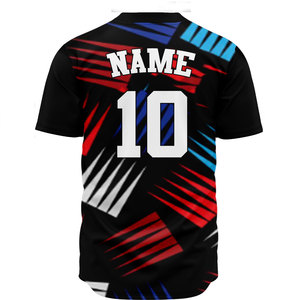 OEM <b>Custom</b> Baseball Jersey Shirt Hot Selling <b>Uniform</b> Sublimation Embroidered Logo for Baseball <b>Softball</b> Plus Size Printed jersey - Product Image 4