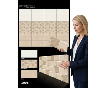 Carreaux muraux en céramique brillante de haute qualité 300x600mm (12x24) pour intérieur, salle de bain, cuisine - Meilleur prix de gros pour matériaux de construction - Product Image 1