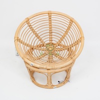 Cadre de chaise Papasan en rotin écologique de conception européenne moderne pour la chambre à coucher, le salon et l'école, provenant de fournisseurs vietnamiens