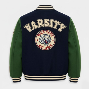 Chaqueta Varsity de Béisbol para Hombre, Diseño Nuevo, Bordado Chenille, Invierno, Transpirable, Resistente al Viento, Logotipo y Color Personalizables, Venta al Por Mayor - Product Image 4