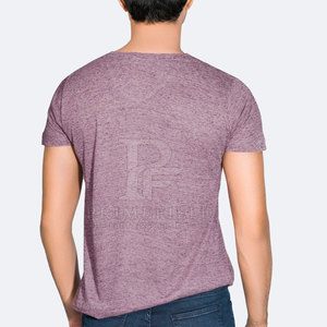 เสื้อยืดคอวีลำลอง ดีไซน์ใหม่ คุณภาพสูง เสื้อผ้าผู้ชาย แขนสั้น ผ้าฝ้ายแท้ 100% เป็นมิตรกับสิ่งแวดล้อม ขายตรงจากโรงงาน - Product Image 5