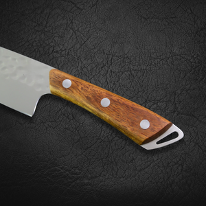 Custom Handmade Forged Modern Chef <b>Knife</b> Stainless Steel Blade 4-5.9in Length Ambidextrous Wooden 3.0mm Thickness Extra <b>Sharp</b> - Product Image 4
