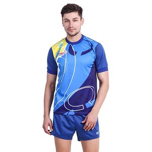 Summer <b>Cricket</b> Solid Quick Dry 100% Polyester Men's Crew Neck Short Sleeve <b>Full</b> Length Zipper Fly Sporty <b>Kit</b> Wear - Product Image 2