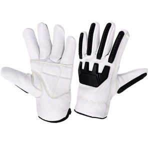Guantes de Seguridad de Alta Calidad para Trabajo Industrial, Guantes de Seguridad de Cuero Resistentes a Impactos TPR, Guantes de Trabajo Pesado - Product Image 1
