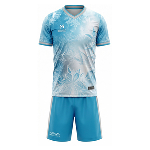 Ensemble de maillots et shorts d'entraînement pour équipes de football professionnelles, uniforme sportif respirant, MALUZA Industries - Product Image 1