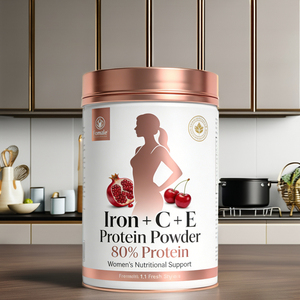 Kadınlar İçin Demir Zenginleştirilmiş <span class=keywords><strong>Protein</strong></span> Tozu Çift <span class=keywords><strong>Protein</strong></span> (Soya + Whey) Üçlü Besin Değeri OEM %80 <span class=keywords><strong>Protein</strong></span> C ve E Vitamini ile - Product Image 4
