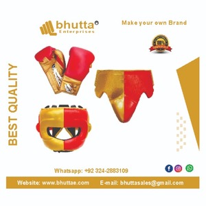 Custom Logo High Quality Leather Boxing Gear Set Gloves <b>Head</b> Guard Groin Protector Wholesale MMA <b>Training</b> Equipment USA UK - Product Image 6