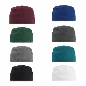 Chapeau de travail unisexe en tissu uni réglable pour infirmières, salons de beauté, laboratoires, animaleries, médecins - Vente en gros - Product Image 4