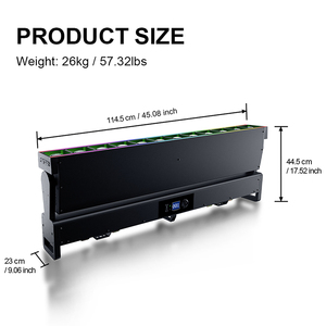 ไฟหัวเคลื่อนที่ SHEHDS 12*40W Zoom Beam RGBW DMX512 RDM สำหรับเวที แสงสี LED สำหรับงานดีเจ คอนเสิร์ต และโรงละคร - Product Image 3
