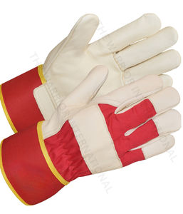 Gants de cyclisme en cuir thermique style canadien, très demandés, avec manchette de sécurité, compatibles écran tactile et respirants - Gants en cuir personnalisés - Product Image 2