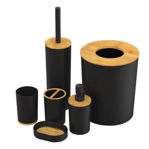 Ensemble d'accessoires de bain élégants en verre qui rehausse l'ambiance spa, unifie l'apparence et renforce la cohérence du décor. - Product Image 2