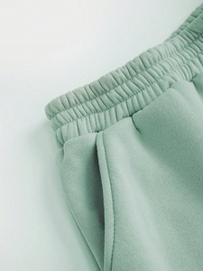 women <b>tracksuit</b> slim fit cotton polyester fabric zipper jogger set athletic gym training fitness wear - Product Image 6