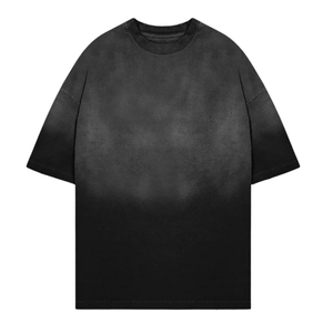T-shirts décontractés pour hommes, sur mesure, nouvelle tendance, à manches courtes, respirants, style sportswear, effet délavé, prix de gros - Product Image 1