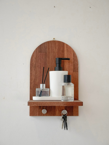 ที่แขวนกุญแจไม้ตกแต่งผนังสำหรับห้องนั่งเล่นและทางเข้าบ้าน รุ่น Wood Craft Sweet Home - Product Image 6