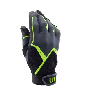 Custom Logo Design Heavy Duty Batting Gloves Lightweight Baseball Batting Gloves <b>Hook</b> & Loop Closure Professional Softball Glove - Product Image 2