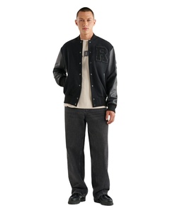 OEM Custom Made <b>Men's</b> Varsity <b>Jacket</b> <b>Baseball</b> Letterman Varsity <b>Jacket</b> Premium Quality <b>Men's</b> Embroidered Varsity <b>Jackets</b> - Product Image 2