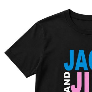 เสื้อยืดคอกลมแขนสั้นพร้อมดีไซน์ตัวอักษรบล็อก เสื้อลำลองสำหรับทุกวัน สตรีทแวร์ ไลฟ์สไตล์ เสื้อผ้าสวมใส่สบาย - Product Image 5