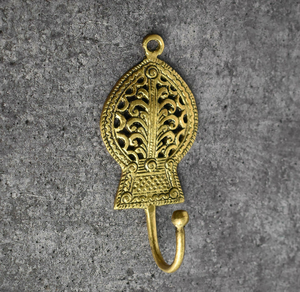 Brass Hook Hanger and Bag Hanger Interiors Classic Design Eco-Friendly Brass Key Holder Hooks With Sturdy Mounting Options Hook - Product Image 5