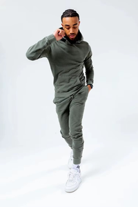 Conjunto Deportivo Unisex Gris, Sudadera sin Mangas y Pantalones con Cordón de Color Sólido, Transpirable, con Estampado de Leopardo, para Todas las Temporadas - Product Image 4