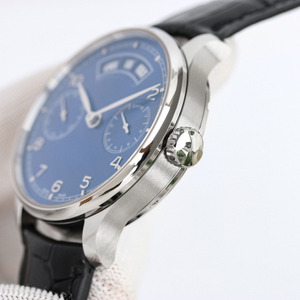 Montre mécanique automatique pour homme, de luxe, romantique et éternelle, avec cadran bleu de qualité supérieure, affichage de la date, idéale pour les voyages d'affaires décontractés - Product Image 3