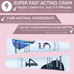 Kit de <span class=keywords><strong>teinture</strong></span> pour sourcils et <span class=keywords><strong>cils</strong></span> semi-permanente à marque privée – Crème professionnelle pour <span class=keywords><strong>cils</strong></span> et sourcils pour salon - Product Image 5