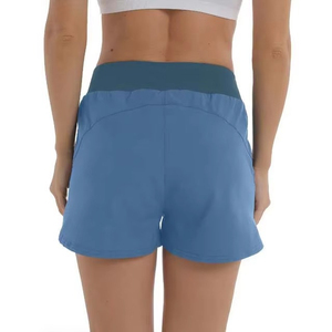 Wholesale Women's Casual Breathable Quick Dry 100% Cotton Beach Swim Shorts Outerwear Summer Shorts - Product Image 3