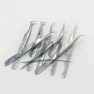 Nouvelle Arrivée RMI 2025 – Pince à Épiler en Acier Inoxydable à Pointe en Fibre Écologique, Antistatique, de Précision à 90 Degrés, avec Logo Personnalisé, pour Cils - Product Image 5