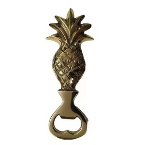 Ouvre-bouteille en laiton massif pour cuisine et table, forme d'ananas, taille personnalisée, ouvre-bouteille de qualité supérieure pour bouteille de vin à bas prix - Product Image 1