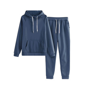 Women & Men Jogger Outfit <b>Matching</b> Sweat Suits <b>Long</b> Sleeve Hooded Sweatshirt and Sweatpants 2 Piece Lounge Sets tracksuit - Product Image 1