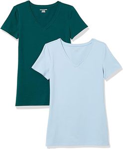 T-shirt à col rond pour femme, tendance et décontracté, idéal pour l'été, personnalisable pour les commandes en gros, avec appliques, en coton biologique - Product Image 5