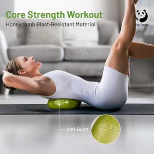 Ballon de Pilates anti-éclatement de 9 pouces, petit ballon de yoga pour l'entraînement de stabilité, renforcement du tronc et outil d'exercice de physiothérapie - Product Image 3