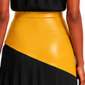 Ladies Pleated Midi <b>Skirt</b> High Waisted Flared A Line Design Elegant Casual <b>Office</b> Fashion Bottom Custom Wholesale Women Clothing - Product Image 4