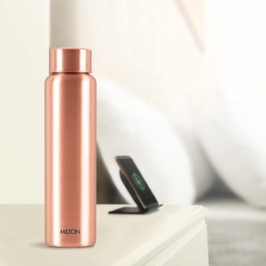 <b>Copper</b> <b>Drinking</b> <b>Bottle</b> 1L Handmade Pure <b>Copper</b> Water <b>Bottle</b> with Food Grade Finish Custom Packaging Available - Product Image 5