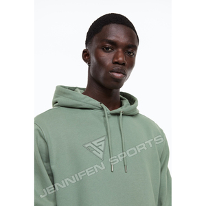 Sudadera con Capucha Unisex al por Mayor, 100% Algodón, para Invierno, con Logotipo Personalizado, Talla Grande, Transpirable y de Secado Rápido - Product Image 4