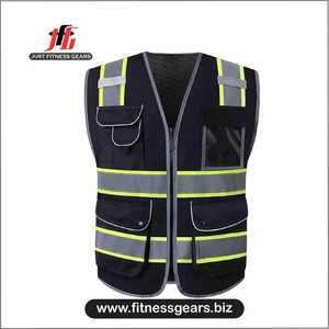 2025 High Visibility Canvas Vintage Construction <b>Safety</b> Vest Jacket Reflective Work Clothing for <b>Roadway</b> <b>Safety</b> Summer Outer - Product Image 1