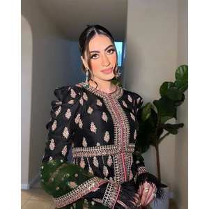 Vestido de Diseñador y Dupatta para Fiestas, Vestidos de Club - Product Image 1