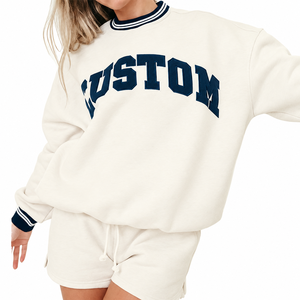 Sweat-shirt pull-over col montant pour femme, style ample et oversize, très demandé, fabriqué en usine, vente en gros, fournisseur en vrac - Product Image 4