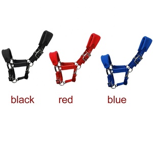 Équipement pour chevaux Rembourrage en molleton de licou en nylon Sangle réglable Rembourrage en molleton Collier de tête au prix de gros Fabrication en Inde - Product Image 4