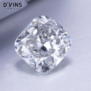 เพชร D'vins Jewels ขนาด 1.01 กะรัต 1.5 กะรัต 2.02 กะรัต 3 กะรัต 5 กะรัต D VVS2 เพชรเม็ดเดี่ยวขายส่ง ทรงคุชชั่น เพชรเลี้ยงในห้องปฏิบัติการ เติมเพชรจากสุราษฎร์ธานี - Product Image 1