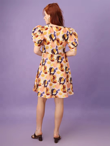 Hot Selling Breastfeeding Ladies Maternity Dress Plain Dyed Maxi Pregnancy Summer Floral Print Women's Midi Dress Mommy Dress - Product Image 4