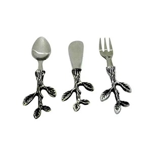 Juego de cuchillos para queso de acero inoxidable de rendimiento confiable con mango negro retorcido, herramientas duraderas para servir queso - Product Image 4