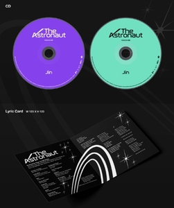 JIN (BTS) - THE ASTRONAUT [STANDARD] CD Musique Kpop Officielle Originale Scellée avec Photocard, Carte Postale et Poster Importé - Product Image 2