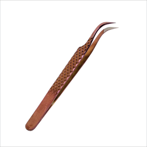 Pinzas Aplicadoras de Extensión de Pestañas en Oro Rosa Personalizadas - Product Image 2